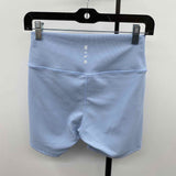 Wilo Women's Size 14 Light Blue Ribbed Shorts