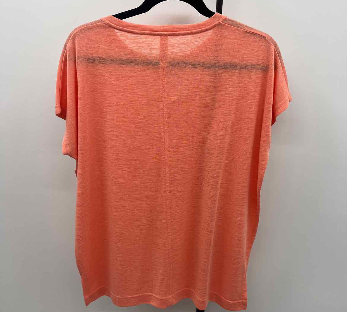 Athleta Women's Size XS Peach Heathered Short Sleeve Shirt