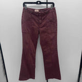 Pilcro Junior's Size 6 Wine Solid Pants