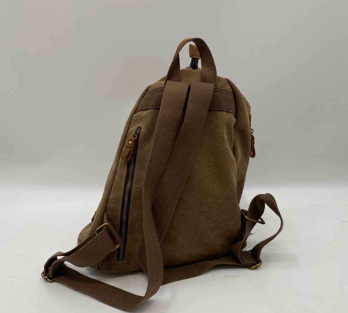 Unbranded Unisex Brown Solid Backpack