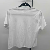 Abercrombie & Fitch Junior's Size M White Solid T-Shirt