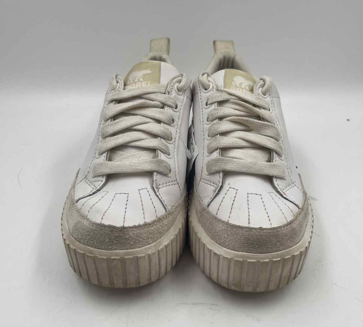 Sorel Women's Shoe Size 6 White Solid Sneakers