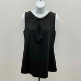 Lilly Pulitzer Women's Size L Black Beaded Sleeveless Shirt