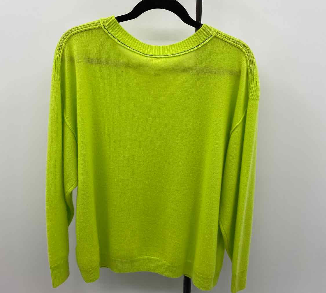 Pilcro Junior's Size M Green Solid Sweater