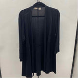 Chico's Women's Size L Black Solid Cardigan