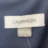 Calvin Klein Women's Size 16 Navy Solid Dress