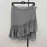 Ann Taylor Women's Size 6 Black Gingham Skirt