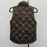 J Crew Women's Size XS Green Camoflage Vest