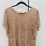 Maeve Women's Size 16W Mauve Beaded Gown/Evening Wear