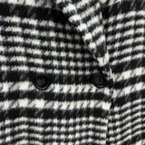 avec les filles Women's Size XS Black Checkered Coat