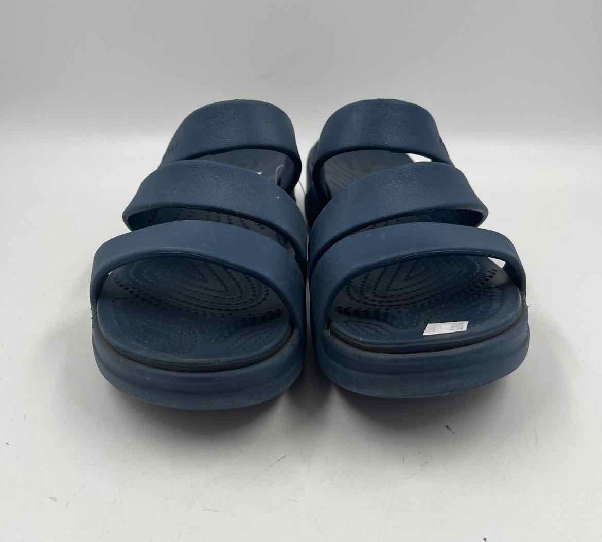 Crocs Women's Shoe Size 10 Navy Solid Sandals