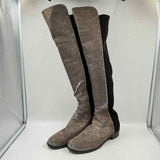 Stuart Wietzman Women's Shoe Size 8 Black Shimmer Boots