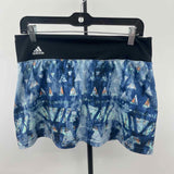 Adidas Junior's Size M/L Blue Abstract Skirt