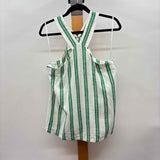 Ann Taylor Women's Size L Green Stripe Sleeveless Shirt
