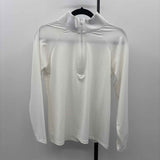Duffield Lane Women's Size S White Solid Long Sleeve Shirt