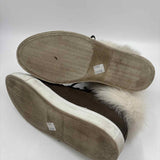 Yves Salomon Women's Shoe Size 7 Green Textured Sneakers