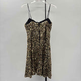 B Darlin Women's Size 13/14 Gold Sequins Gown/Evening Wear
