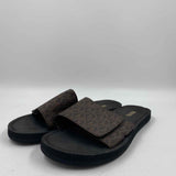 Michael Kors Women's Shoe Size 8 Brown Logo Sandals