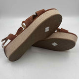 Talbots Women's Shoe Size 8.5 Caramel Solid Sandals