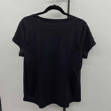 Fila Women's Size XL Black Logo Short Sleeve Shirt