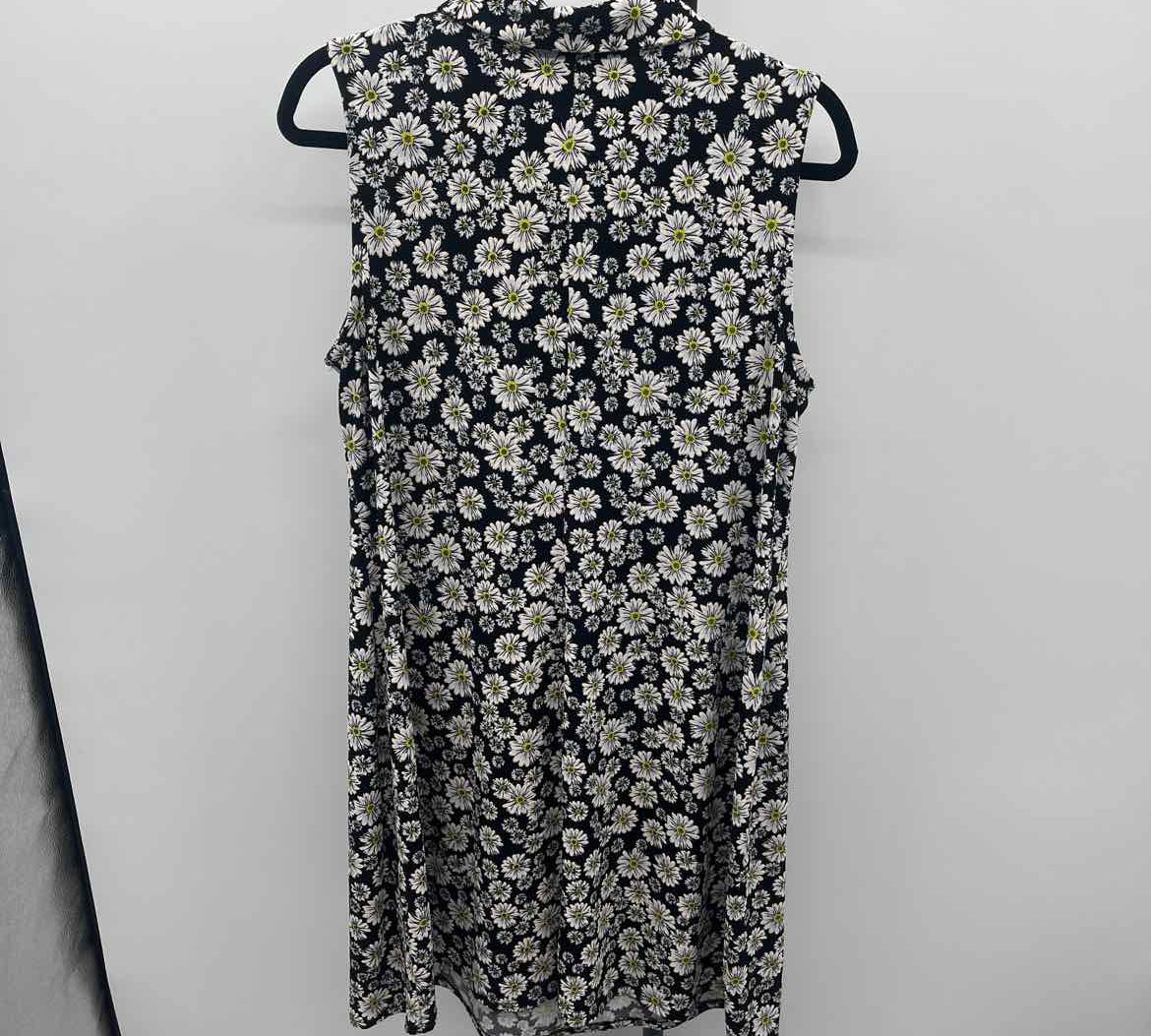 MSK Women's Size 18 Black Floral Dress
