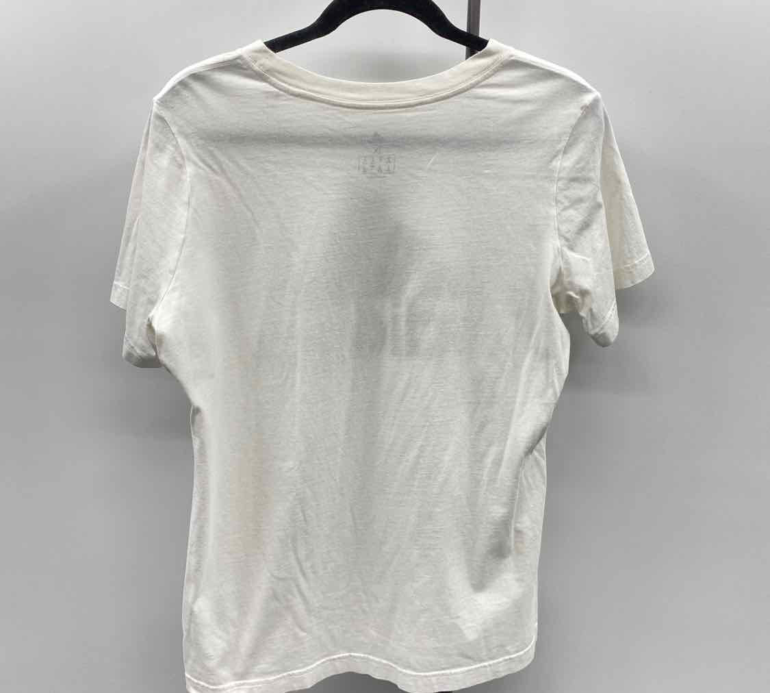 Adidas Junior's Size 1X White Logo T-Shirt