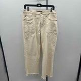 Judy Blue Women's Size 8 Ivory Solid Jeans