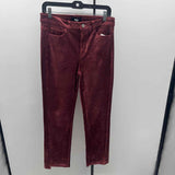 Paige Women's Size 8 Rose Solid Pants