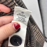 Bagatelle Women's Size L Black Plaid Jacket