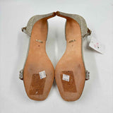 Badgley Mischka Women's Shoe Size 9 Gold Rhinestones Heels