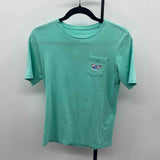 Vineyard Vines Women's Size M Aqua Whale T-Shirt