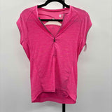 bontrager Women's Size M Pink Heathered Short Sleeve Shirt
