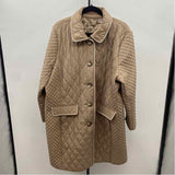 Chico's Women's Size 2X Tan Quilted Coat