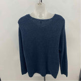 Eileen Fisher Women's Size M Navy Textured Sweater