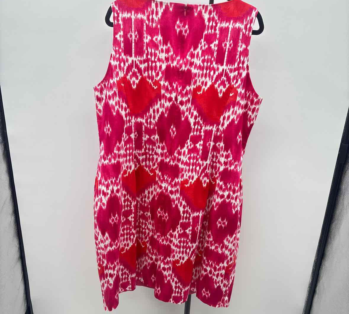 Jones New York Women's Size 20W Fuschia Abstract Dress