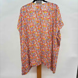 Loft Women's Size XS/S Red Floral Cardigan