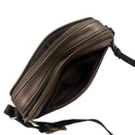 Top FOSSIL Rose Gold PIPER TOASTER Metallic Leather Crossbody Purse