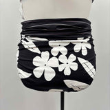Tommy Bahama Women's Size L Black Floral Misc. Swimwear
