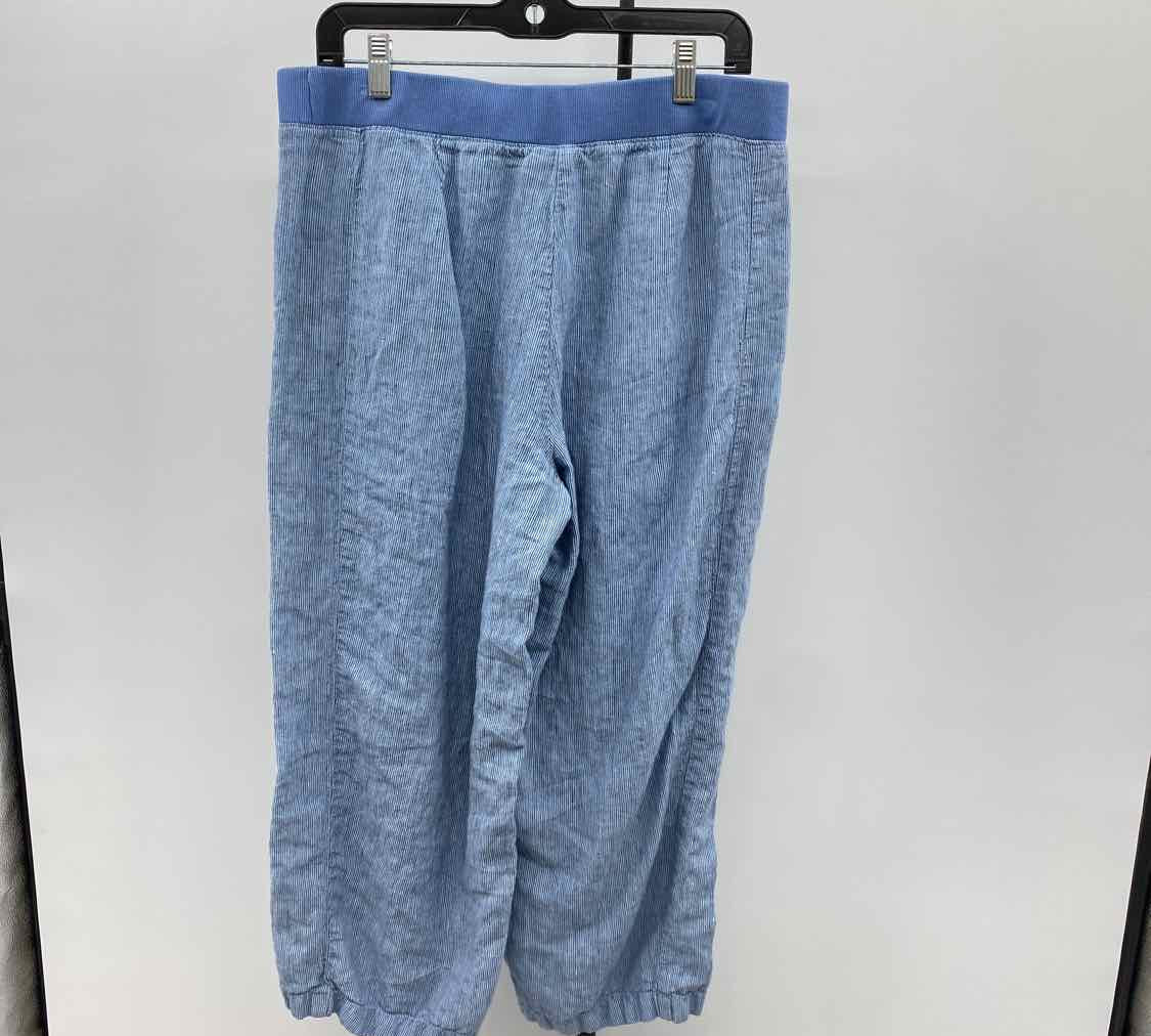 JJill Women's Size 10 Blue Stripe Pants
