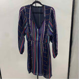Parker Women's Size 6 Navy Geometric Dress