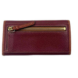 Dooney & Bourke Women's Red Luxe pebbled Wallet