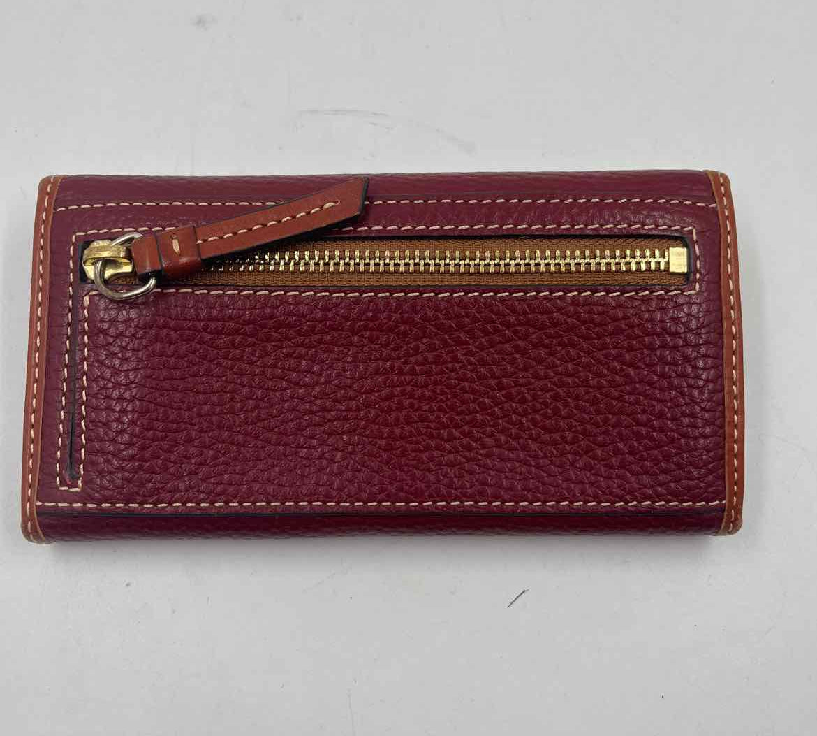 Dooney & Bourke Women's Red Luxe pebbled Wallet