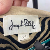 Joseph Ribikoff Women's Size S Gold Swirls Cardigan