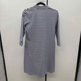 Duffield Lane Women's Size 6 Navy Stripe Dress