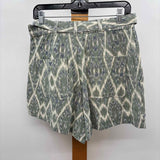 faherty Women's Size 8 Green Aztec Shorts