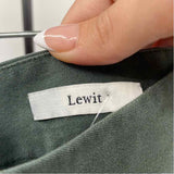 Lewit Women's Size 8 Green Solid Pants