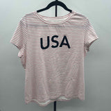 Unbranded Women's Size 1X White USA T-Shirt