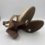 Naturalizer Women's Shoe Size 9 Tan Color Block Heels