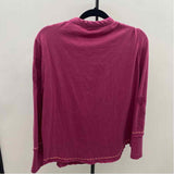 Sundance Women's Size L Magenta Floral Long Sleeve Shirt