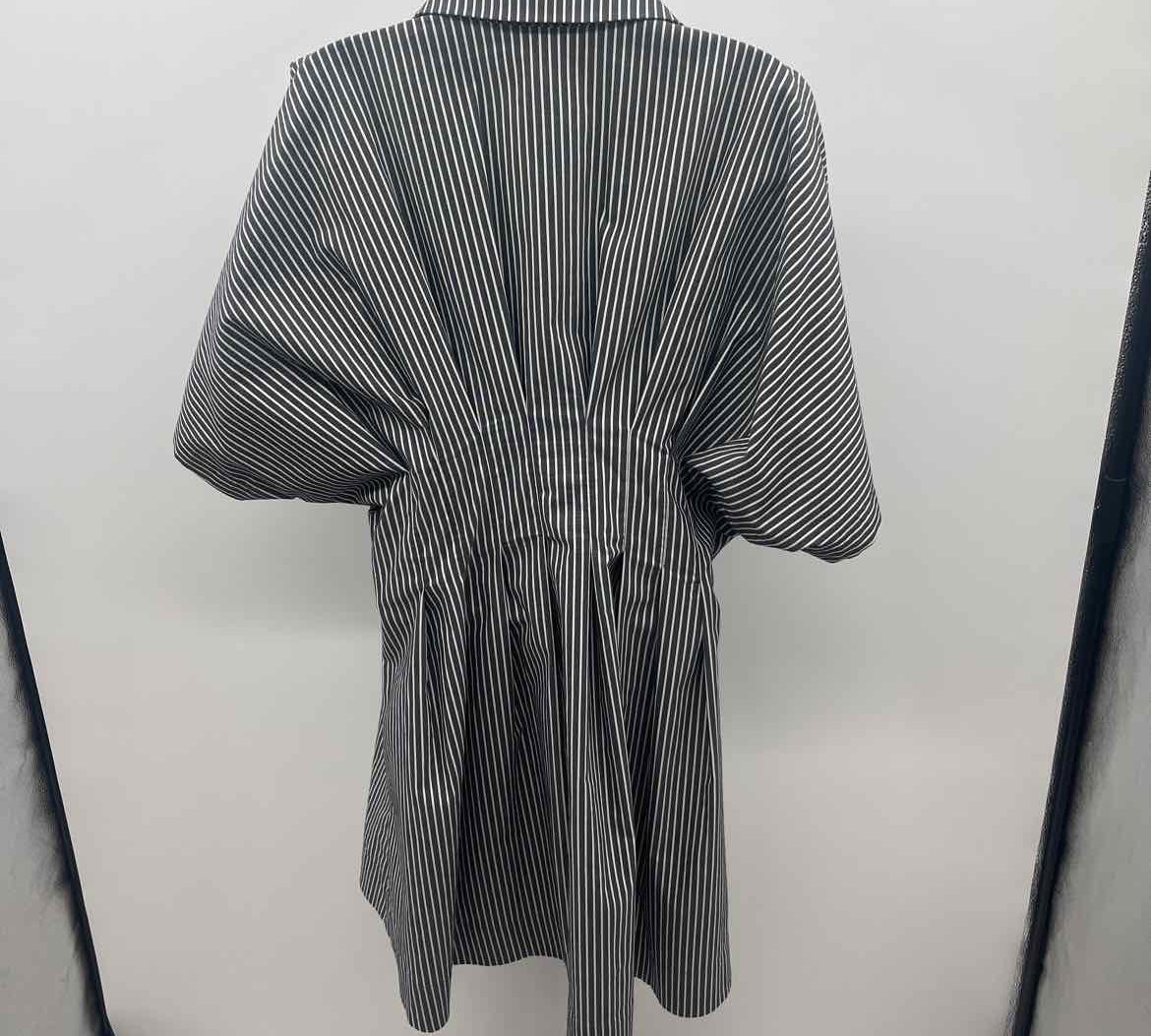 Exquise Women's Size 16 Charcoal Stripe Dress